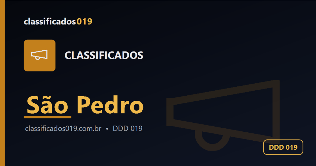 Classificados em São Pedro (019): Anúncios Grátis de Serviços, Empregos e Mais