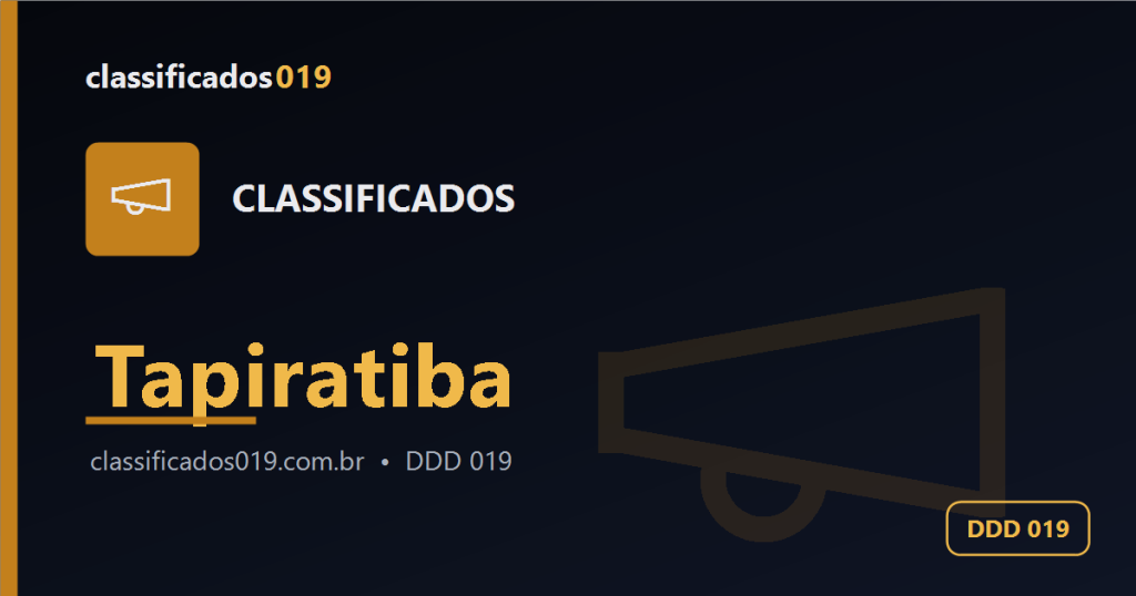 Classificados em Tapiratiba (019): Anúncios Grátis de Serviços, Empregos e Mais