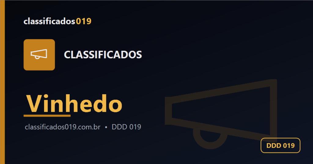 Classificados em Vinhedo (019): Anúncios Grátis de Serviços, Empregos e Mais